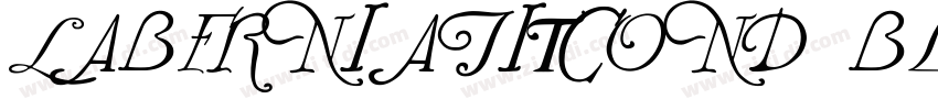 LaberniaTitCond Blac字体转换
